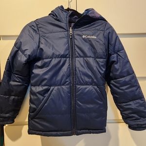 Boys Columbia reversible jacket with hoodie Medium
